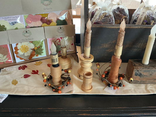 Candy corn candle ring