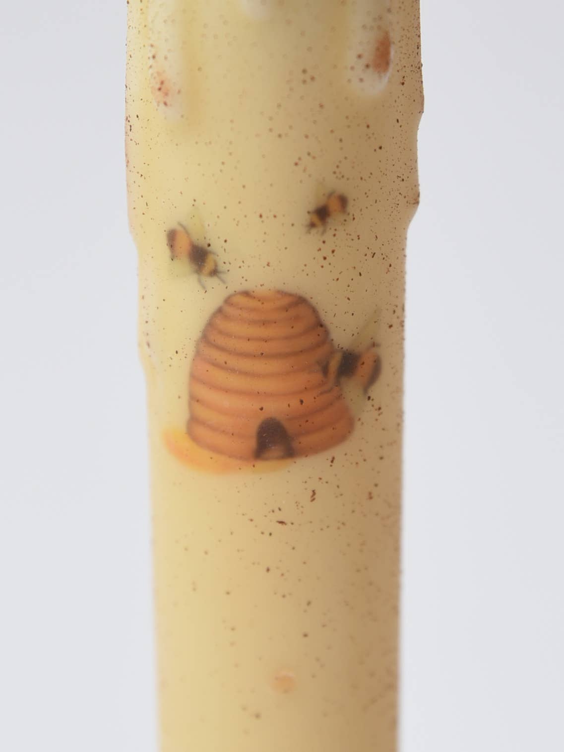 Beehive w/Bee's  LED Timer Taper Candle