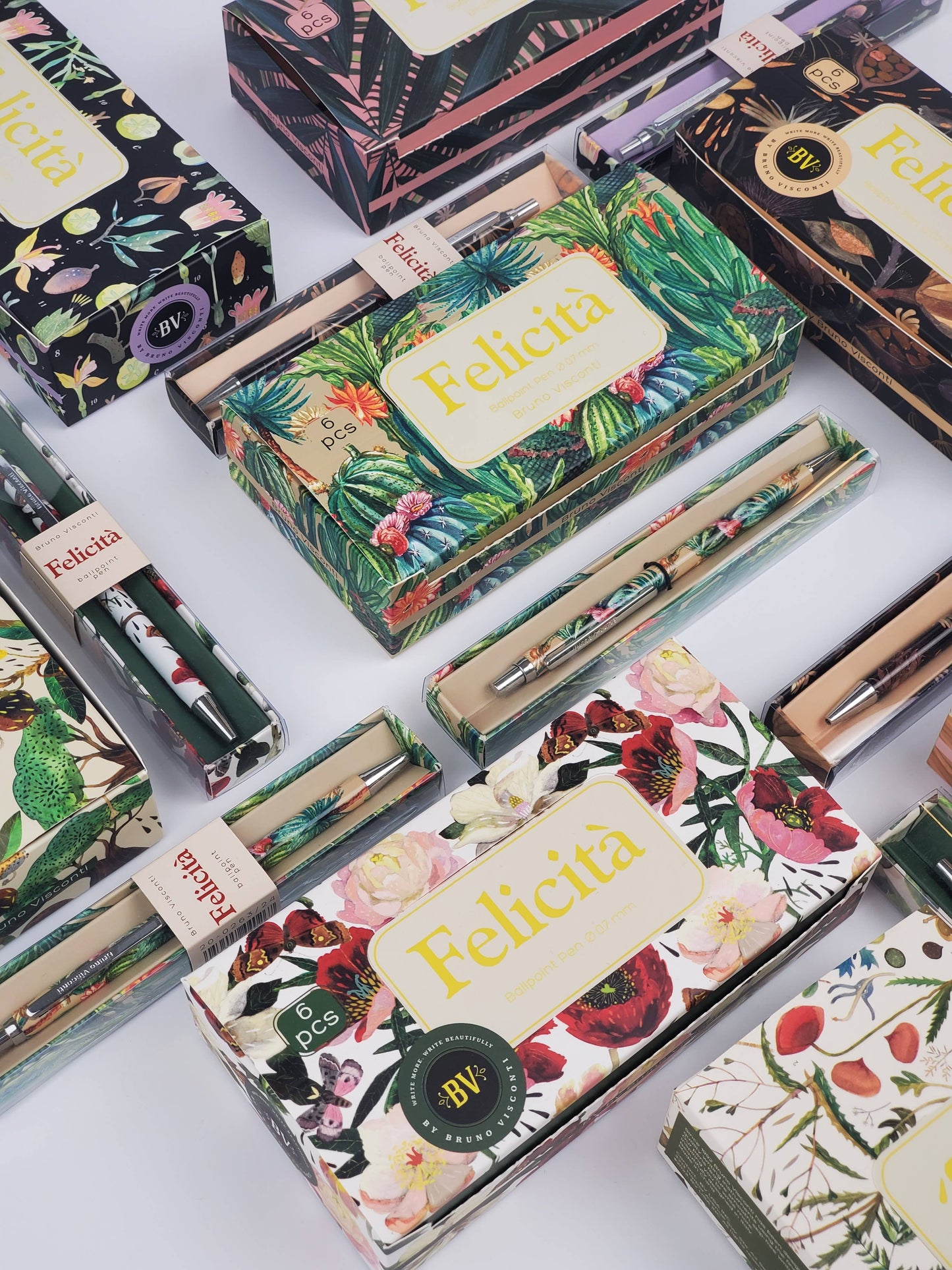 Felicita Night Flowers Ball Point Pen