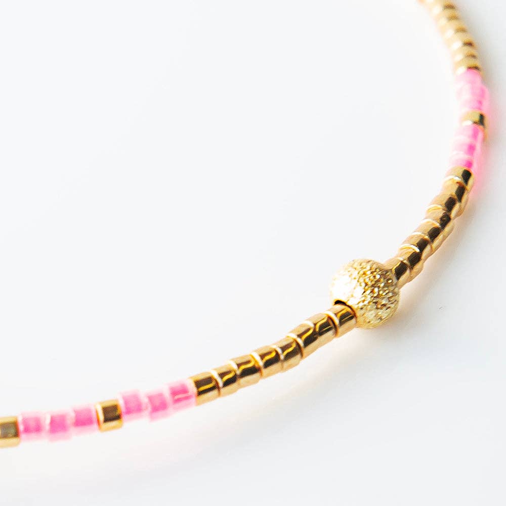 Sprinkles Bangle-Hot Pink