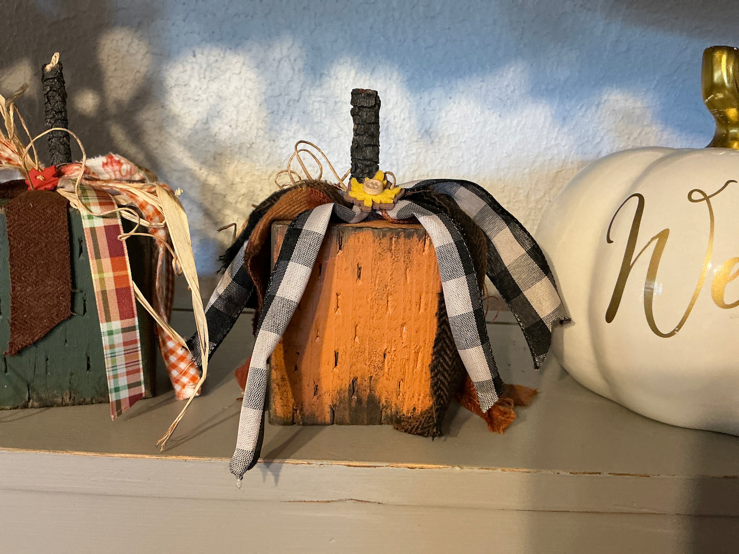 pumpkin blocks small 4”