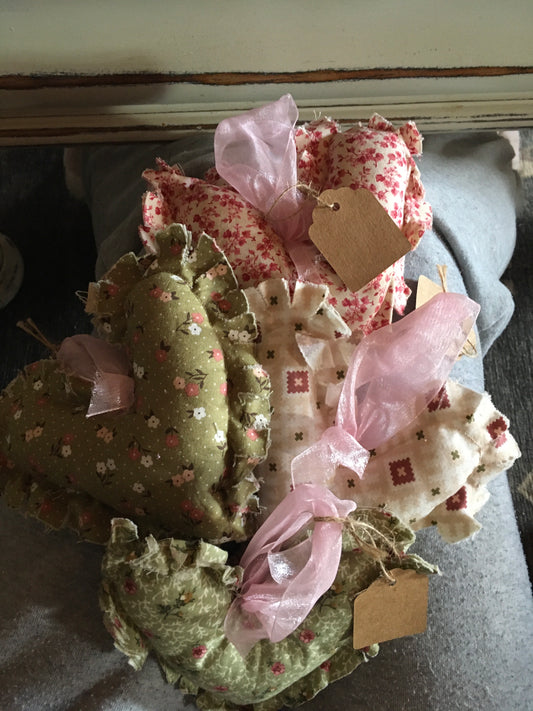 Fabric hearts
