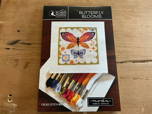 Butterfly blooms cross stitch kit