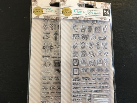 My prima planner clear stamps