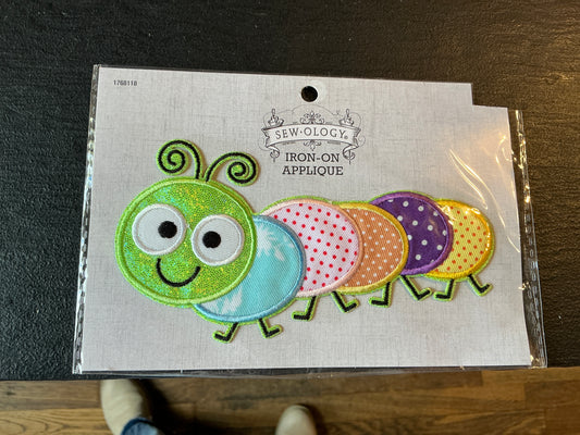 Caterpillar Fabric Appliqué