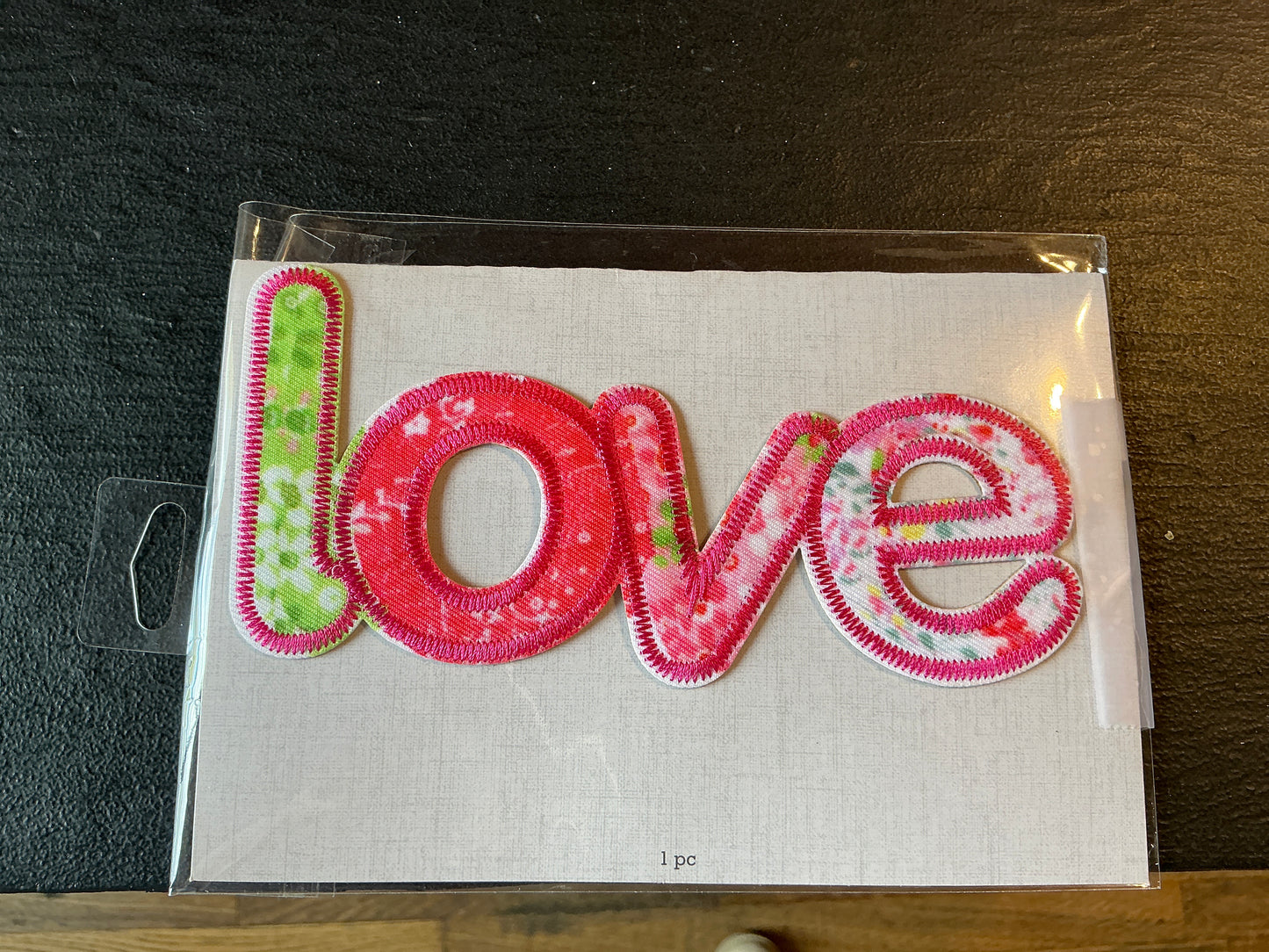 “Love” Fabric Appliqué
