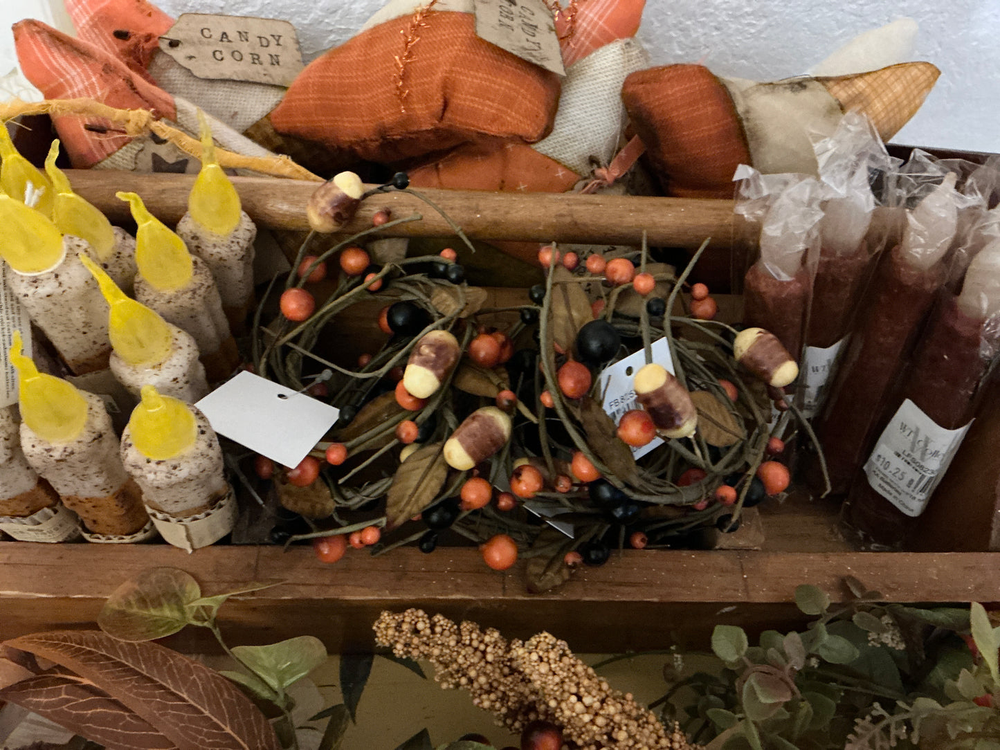 Primitive candy corn ring