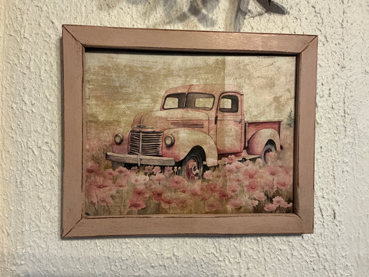 Pink Truck Flower Fields