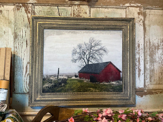 Winter Barn