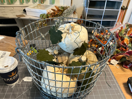 Small stuffed pumpkin