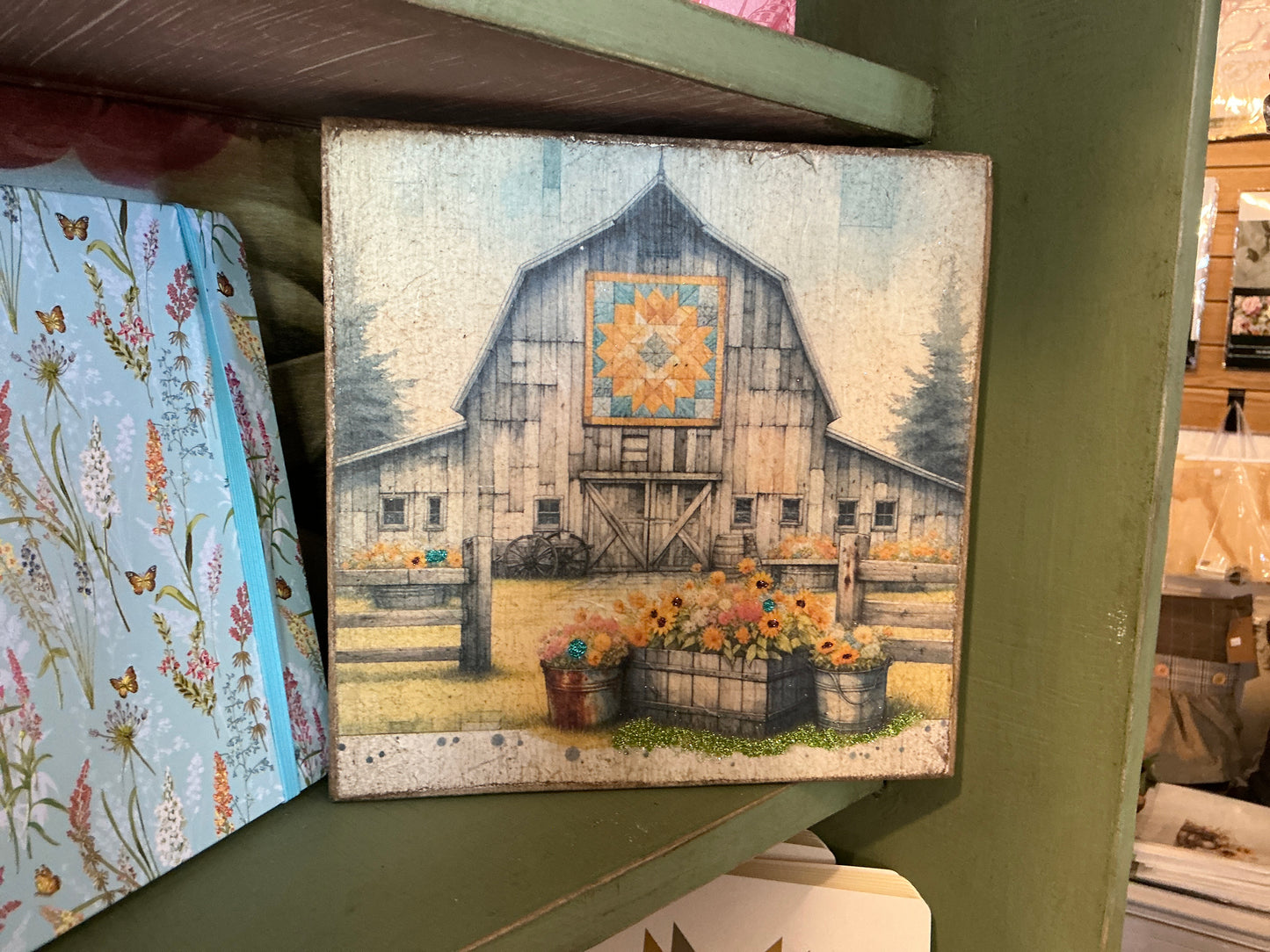 Handmade shelf sitters large 8” 8”