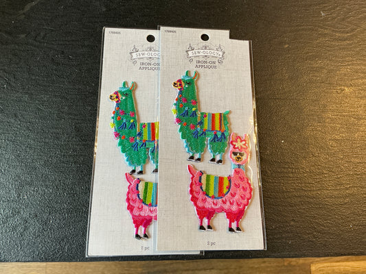 Llama Fabric Appliqué