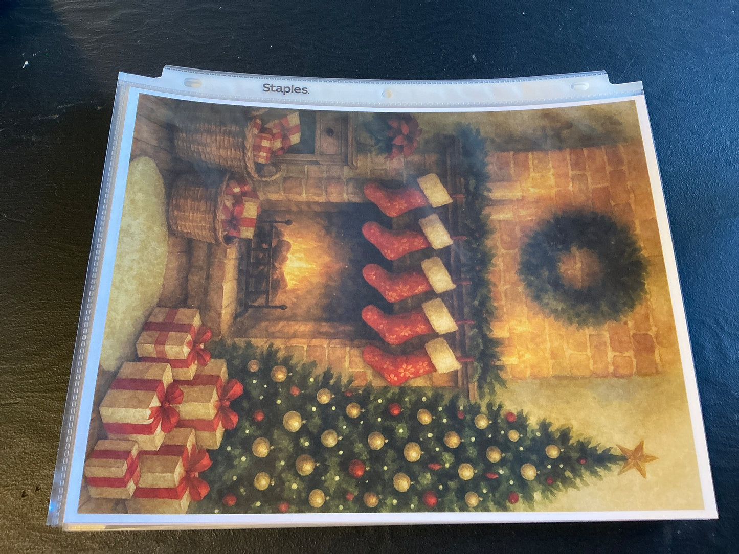 Christmas Card stock Scene