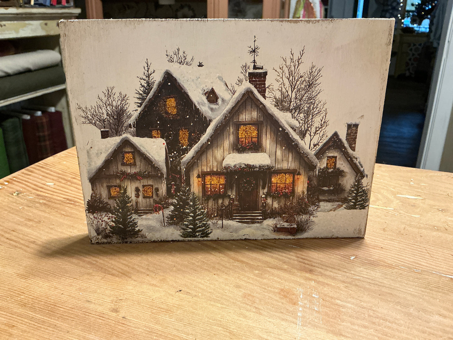 Christmas Block Village