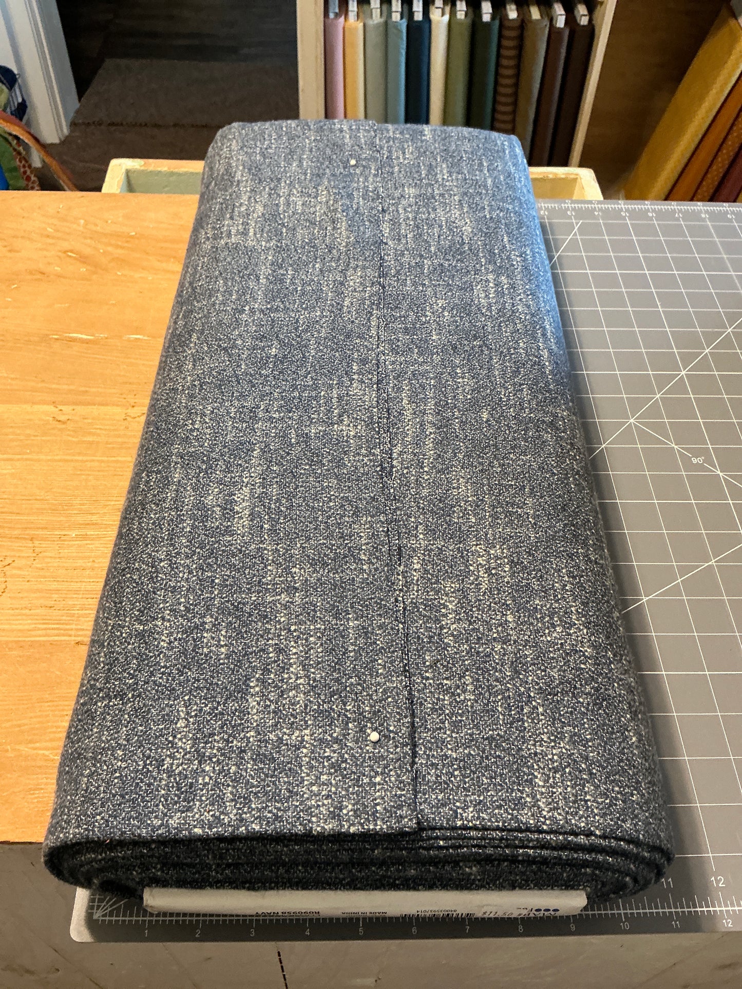 Primo plaid tweed navy