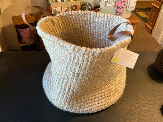 Large Crochet Basket