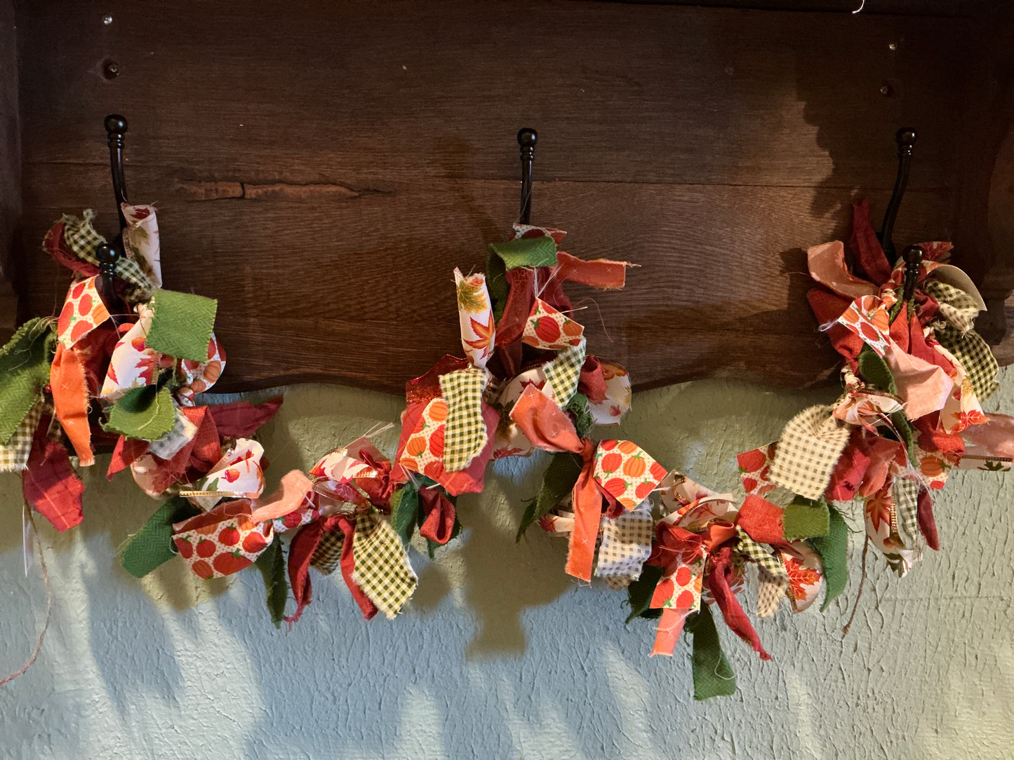 Fall fabric garlands