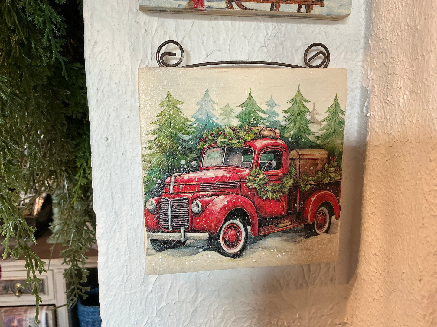 Christmas Shelf Sitters with decorative top