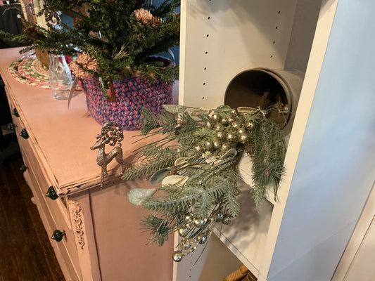 Frosted Evergreens Spray