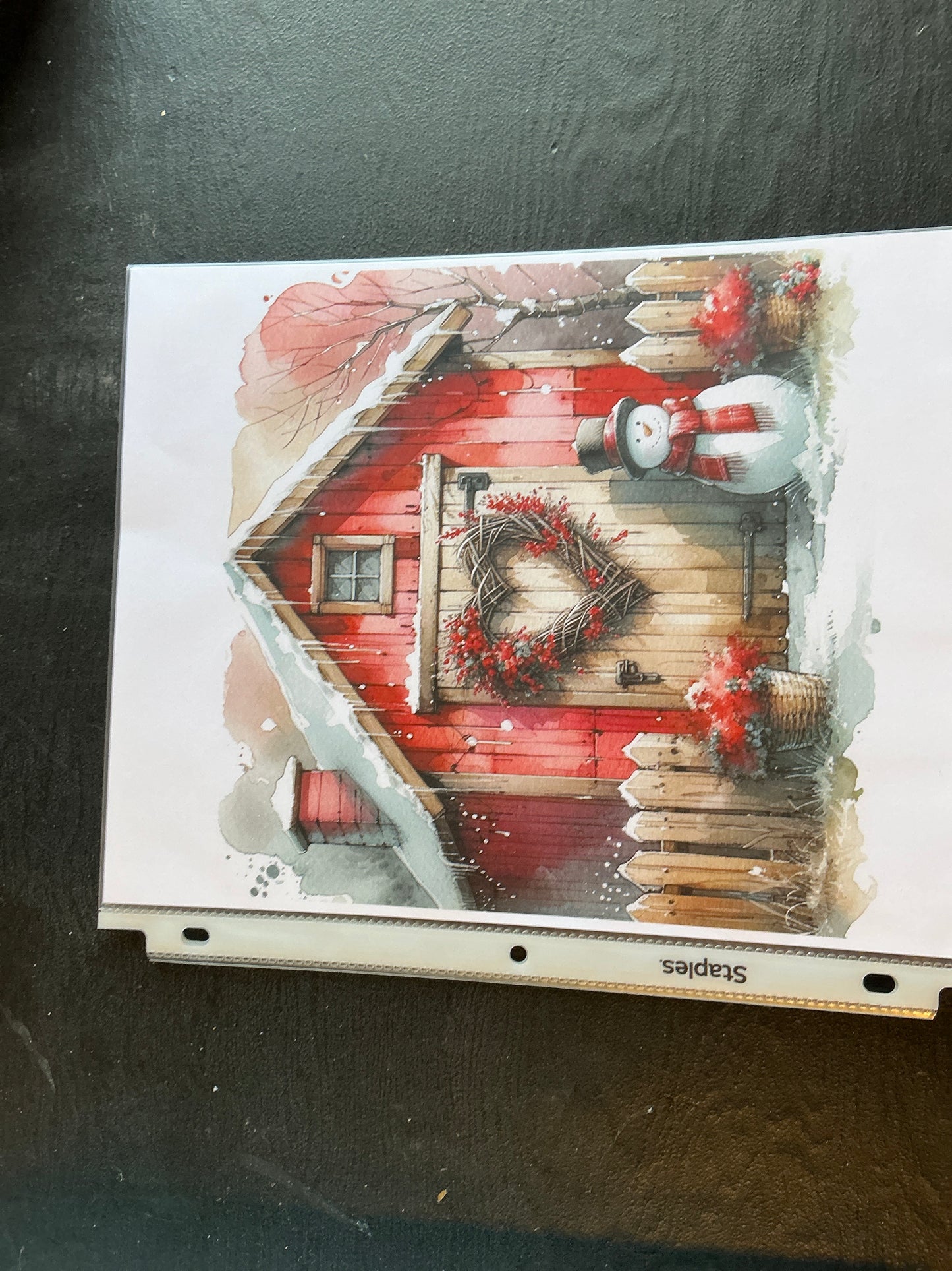 Christmas Card stock Scene