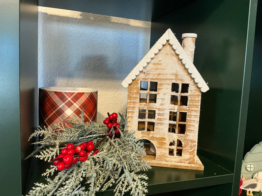 Frosted Gingerbread House