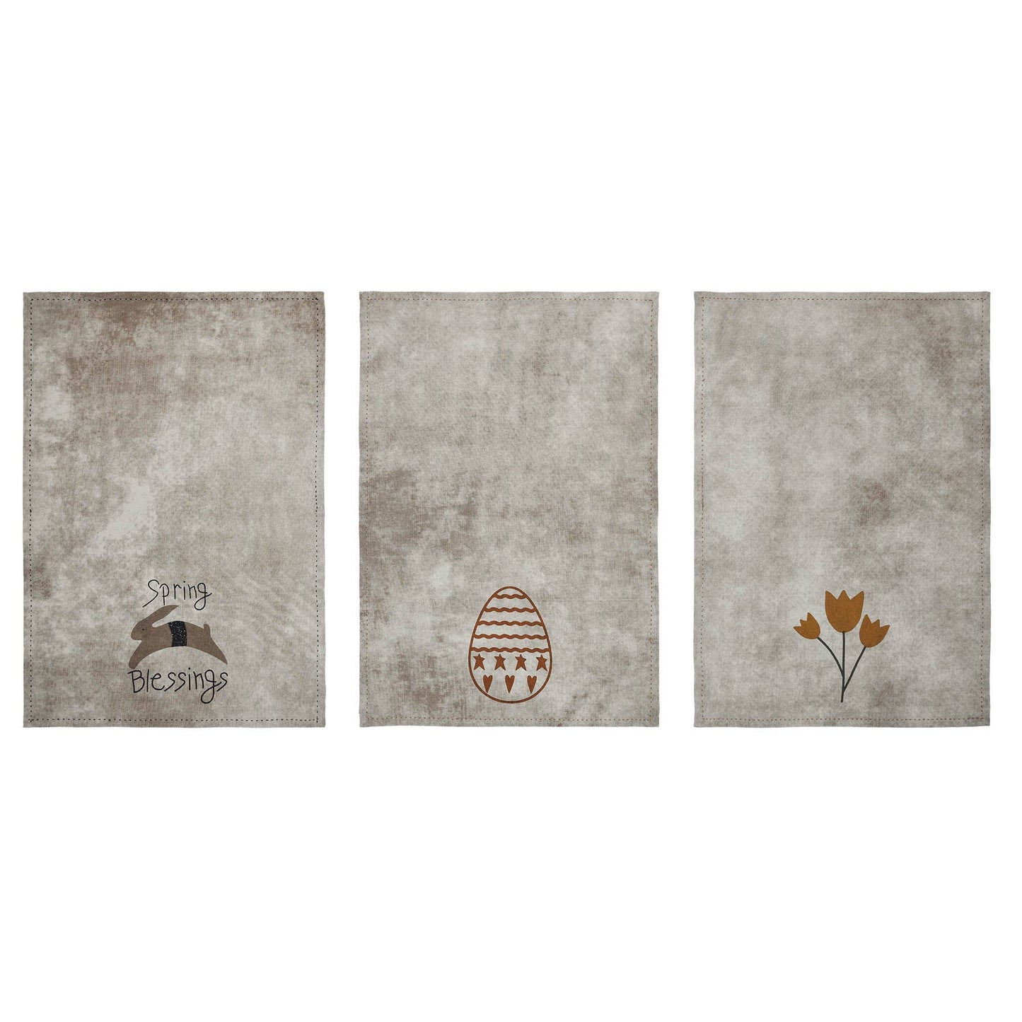 Spring In Bloom Tea Towel Set of 3 19x28”