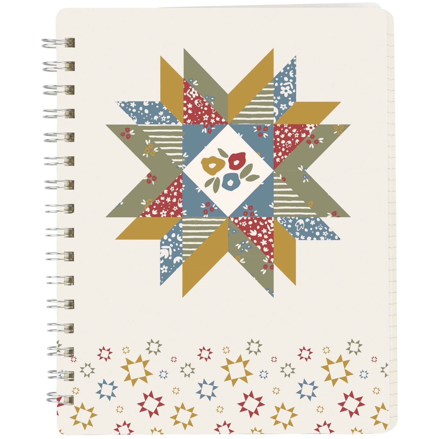 Star Quilt Spiral Notebook
