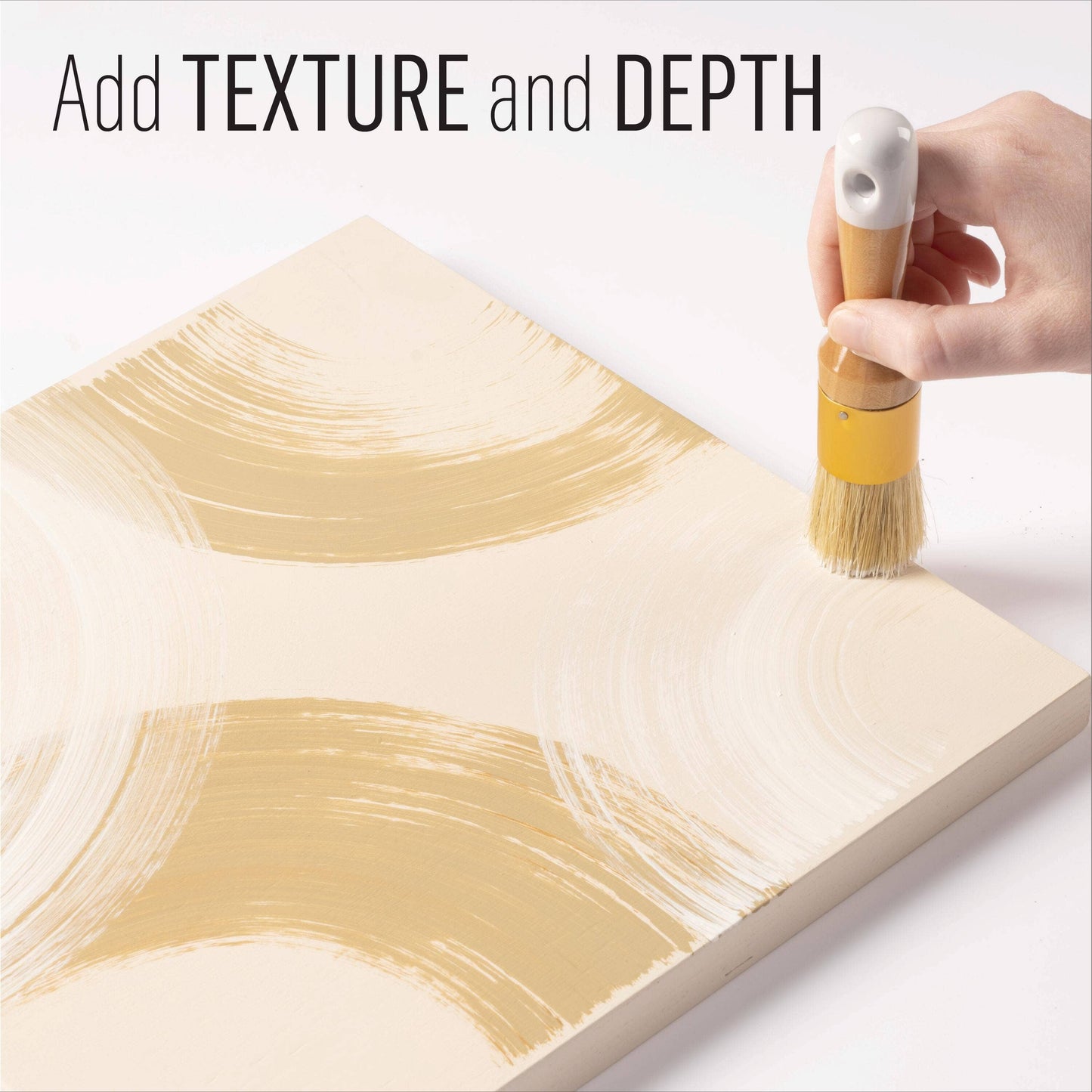 FolkArt® Home Decor™ Chalk & Wax Brush set, 2-Piece