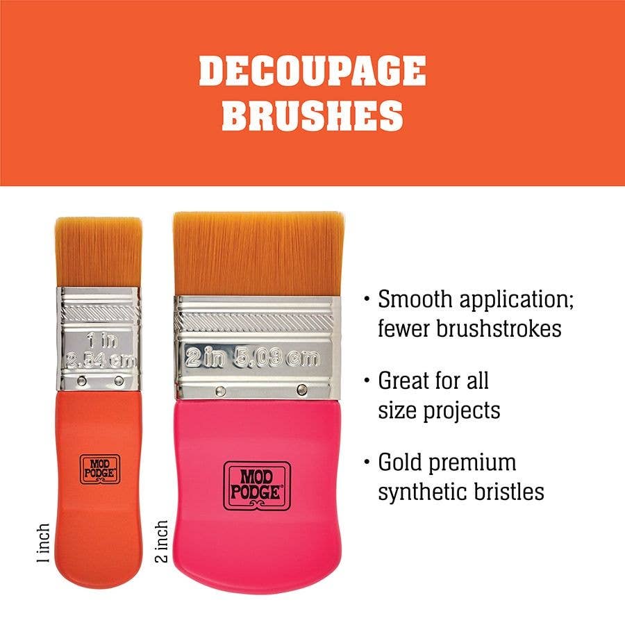 Mod Podge ® Decoupage Brushes - 2-Piece