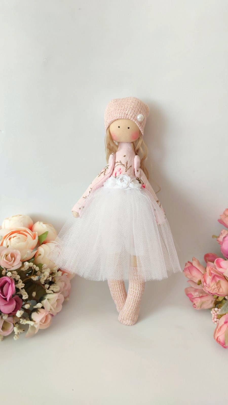 Princess Ballerina Doll, Cotton, Nursery Decor