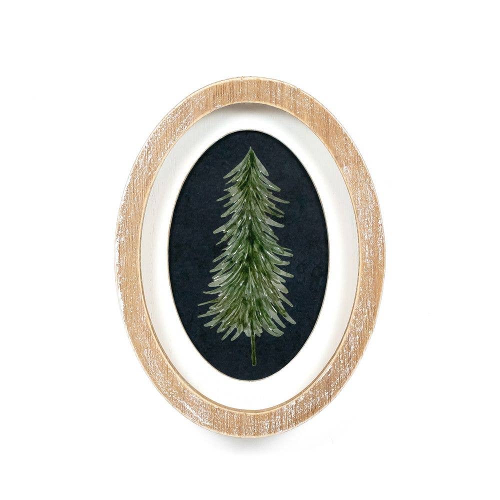 60279 - 6x8 wood frame sign (PINE) FALL WINTER DECOR