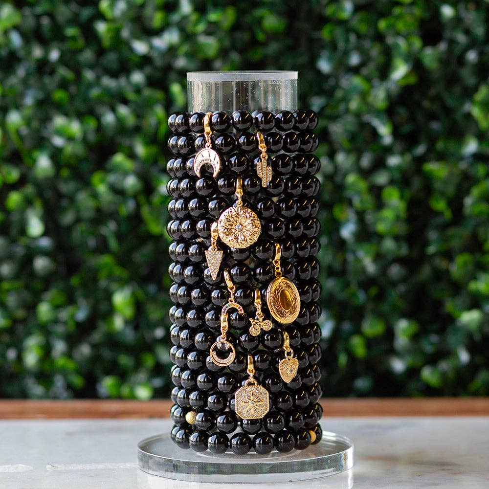 Arrow Charm, CZ | Charm Bar | Charm Necklace or Bracelet