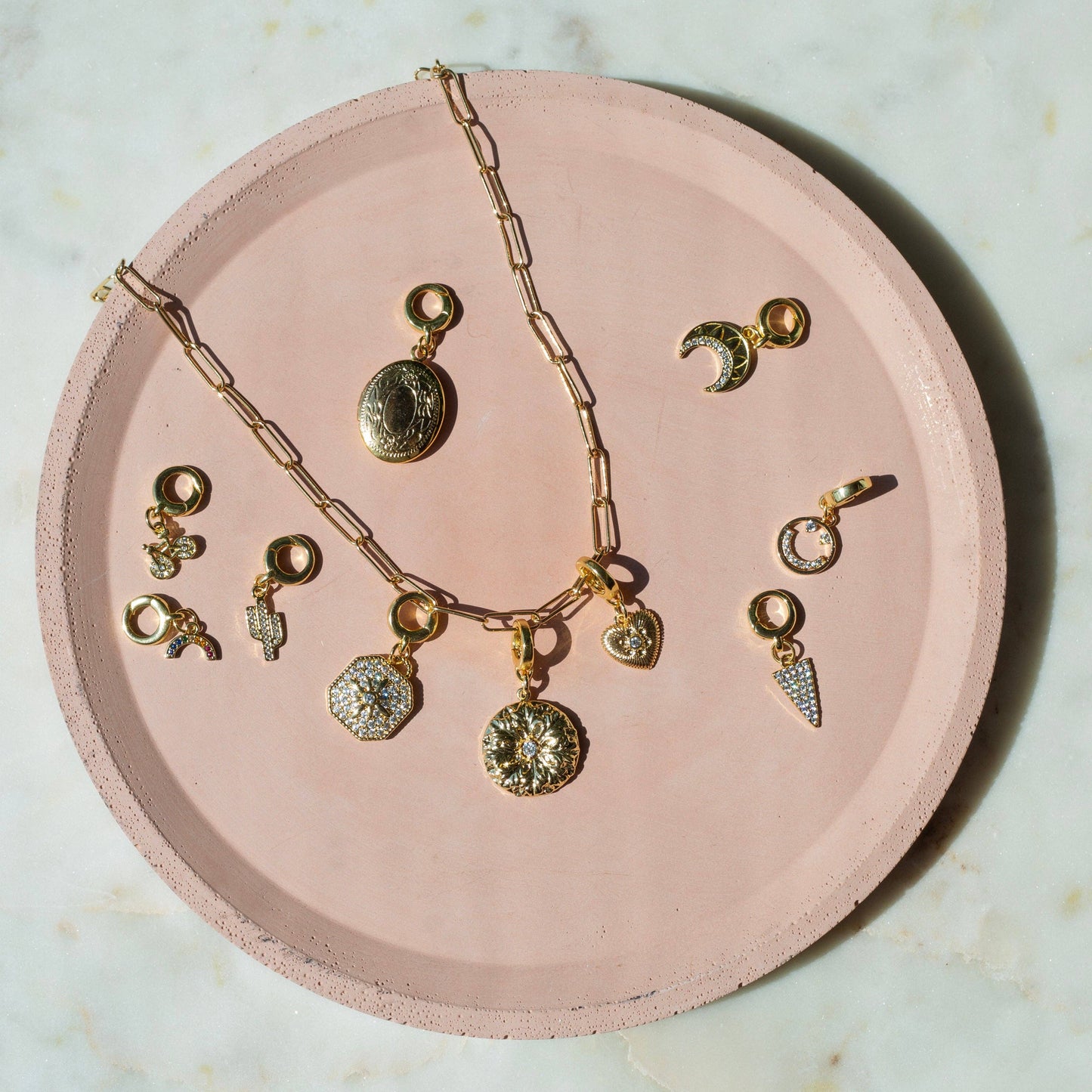 😎Summer Pick😎Butterfly Charm, Mother of Pearl, Charm Bar