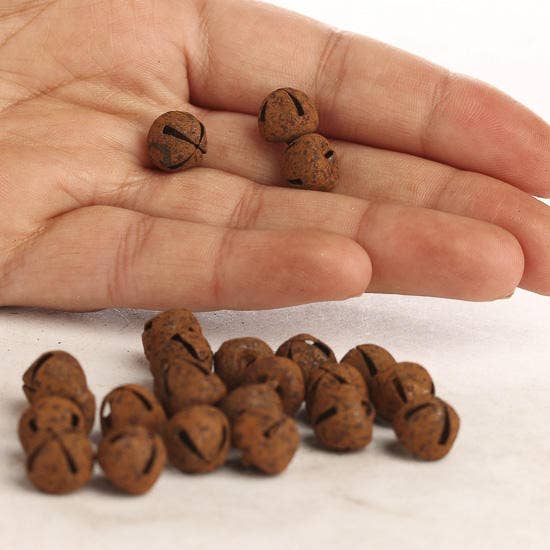 9mm Rusty Jingle Bells  - Bag of 25 Rusted Metal Bells