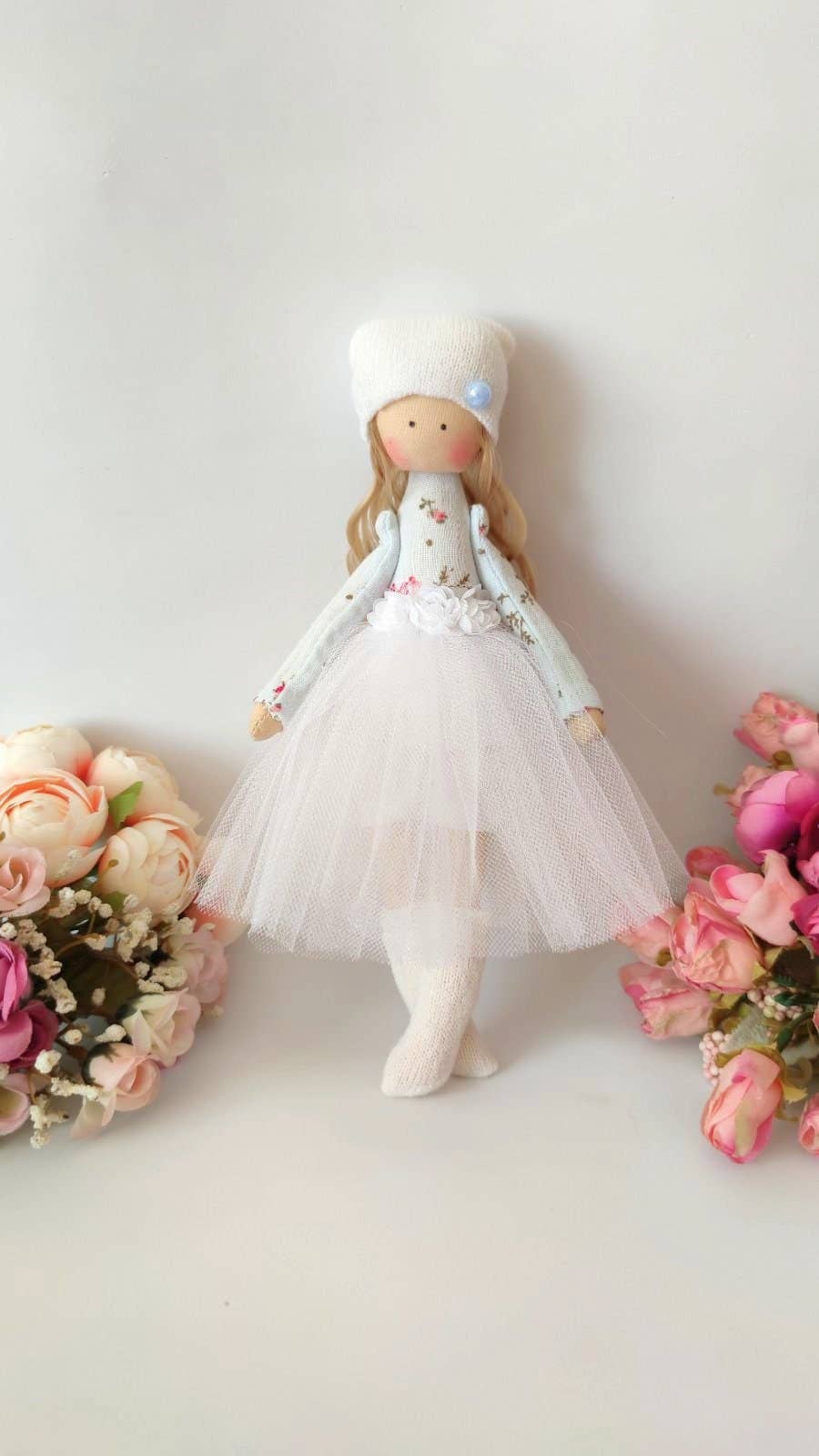 Princess Ballerina Doll, Cotton, Nursery Decor