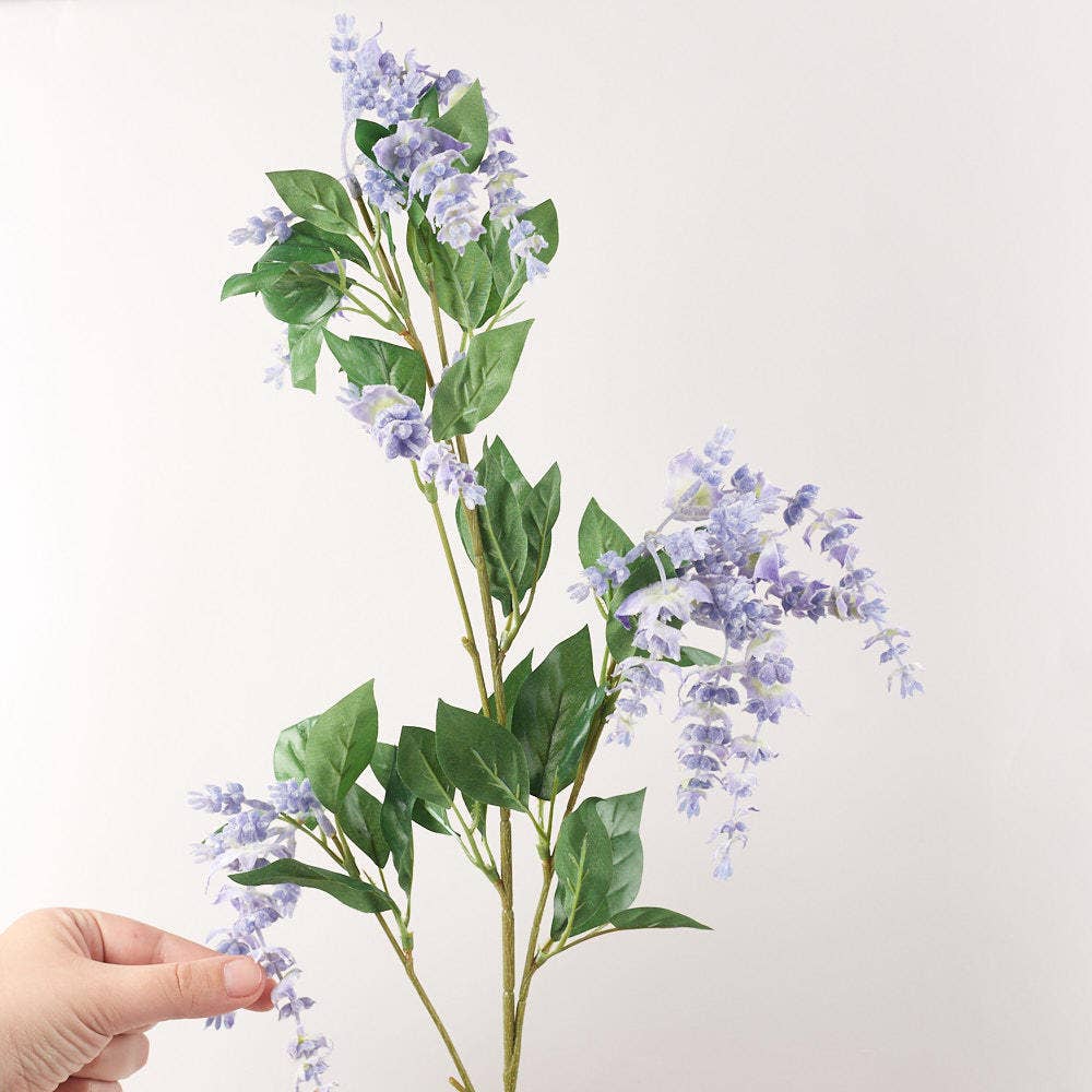 24" Artificial Weeping Wisteria Stem - Select Color