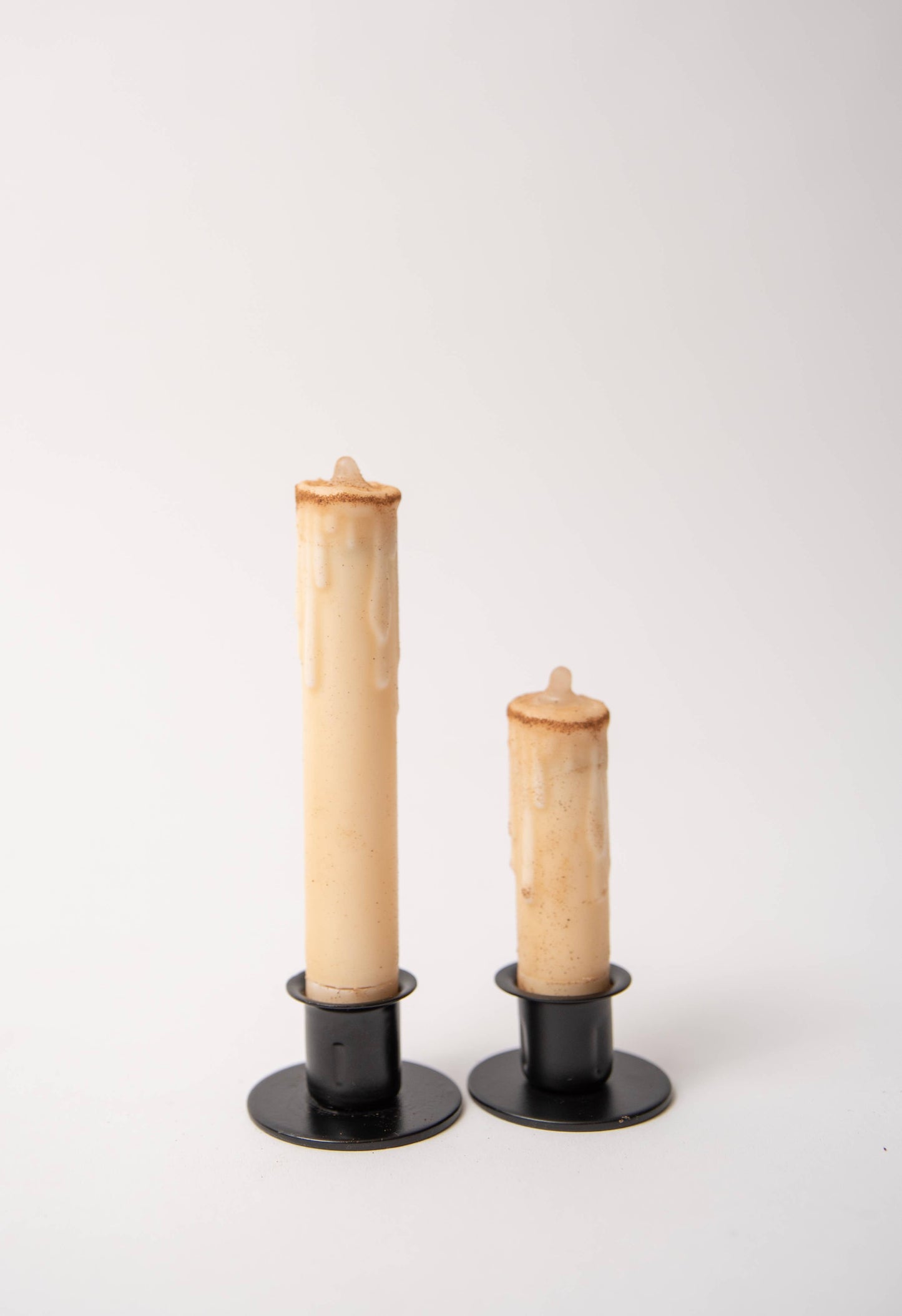 Primitive Cream LED Timer Taper Candle