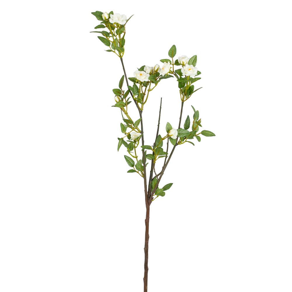 23" Artificial Dwarf  Starina Rose Stem - Select Color