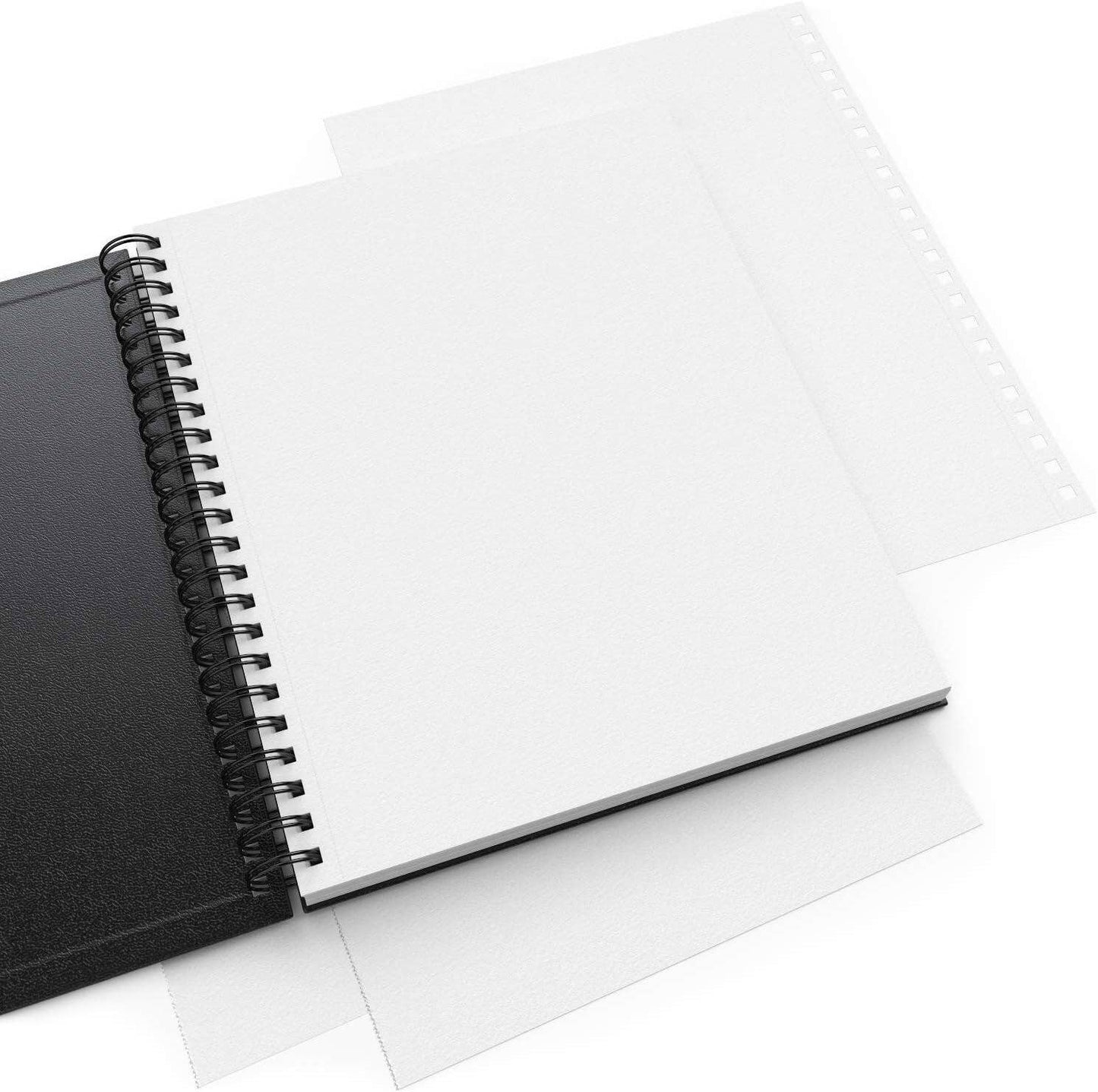 Arteza® Spiral-Bound Black Hardcover Sketchbook, 3-Pack