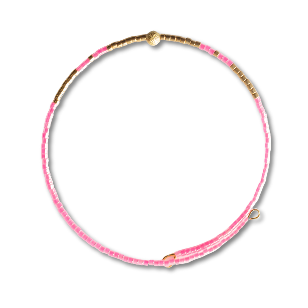Sprinkles Bangle-Hot Pink