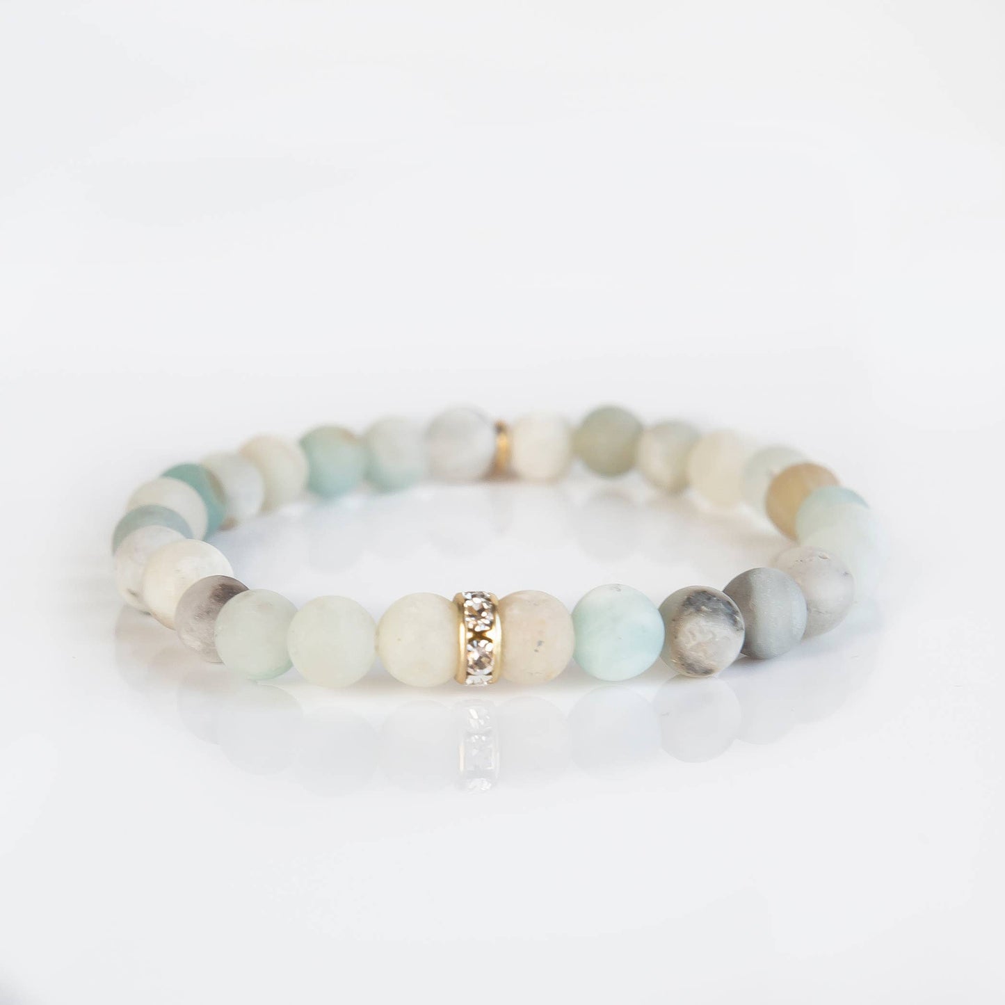 Gemstone Sparkle Bracelet-Amazonite, Crystals & Stones