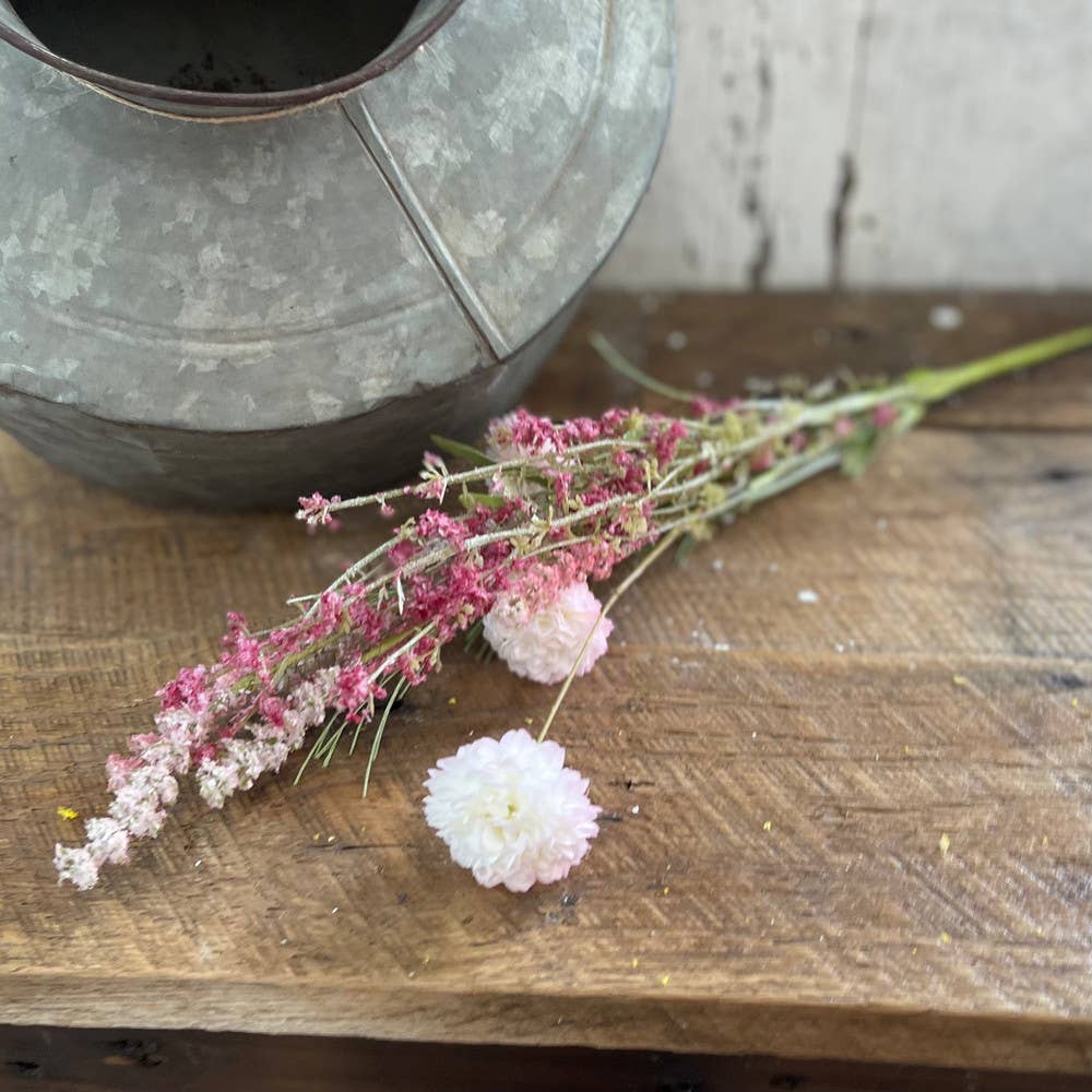24in Sweet Pink Wildflower Spray