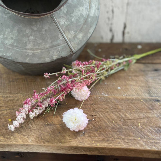 24in Sweet Pink Wildflower Spray