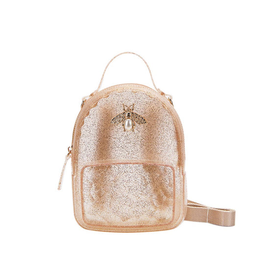 P30 B1214 Gold Gold Bee Jelly Mini Backpack (2 Colors)