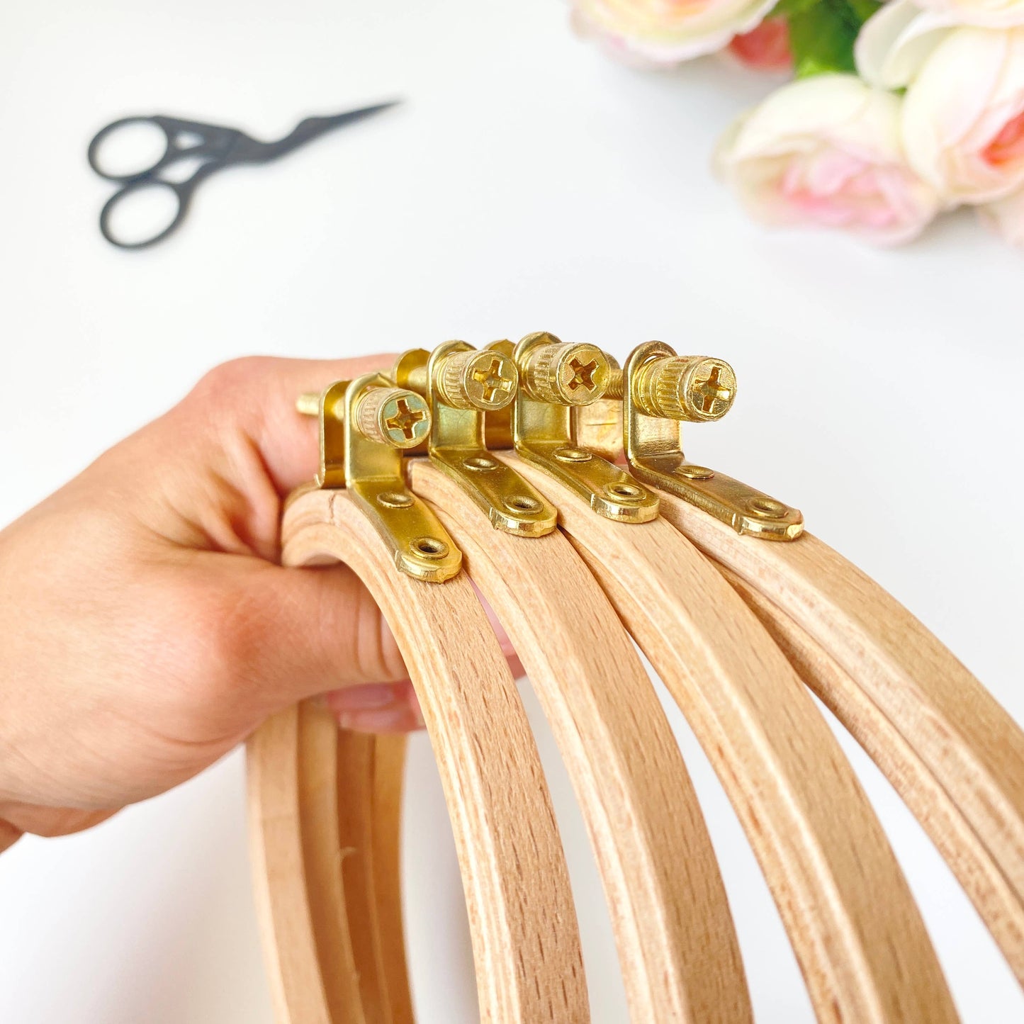Beechwood Embroidery Hoops,  Cross Stitch Hoop Frames