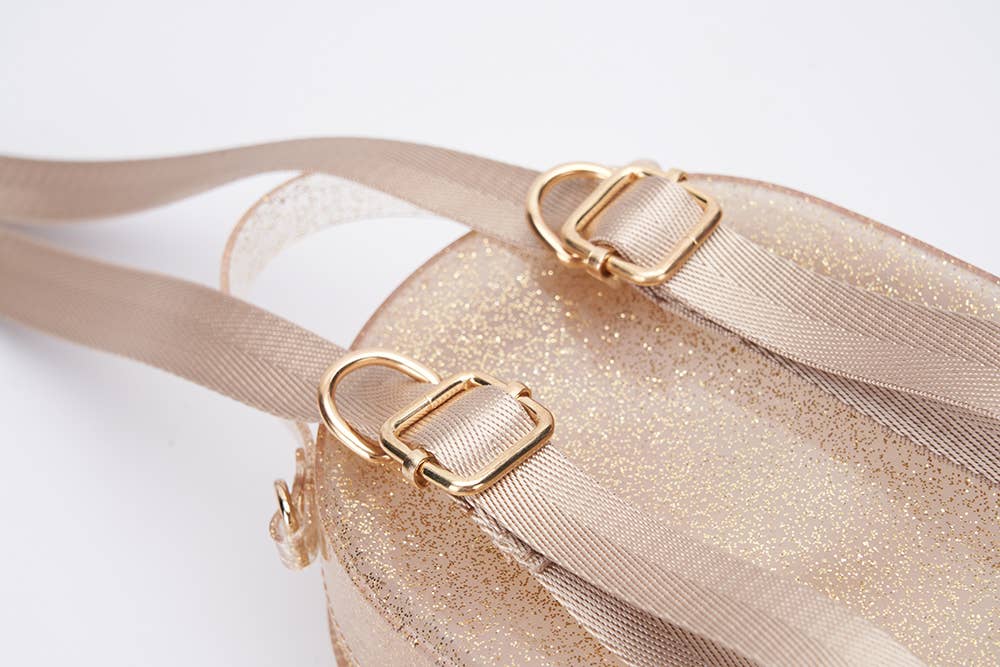 P30 B1214 Gold Gold Bee Jelly Mini Backpack (2 Colors)