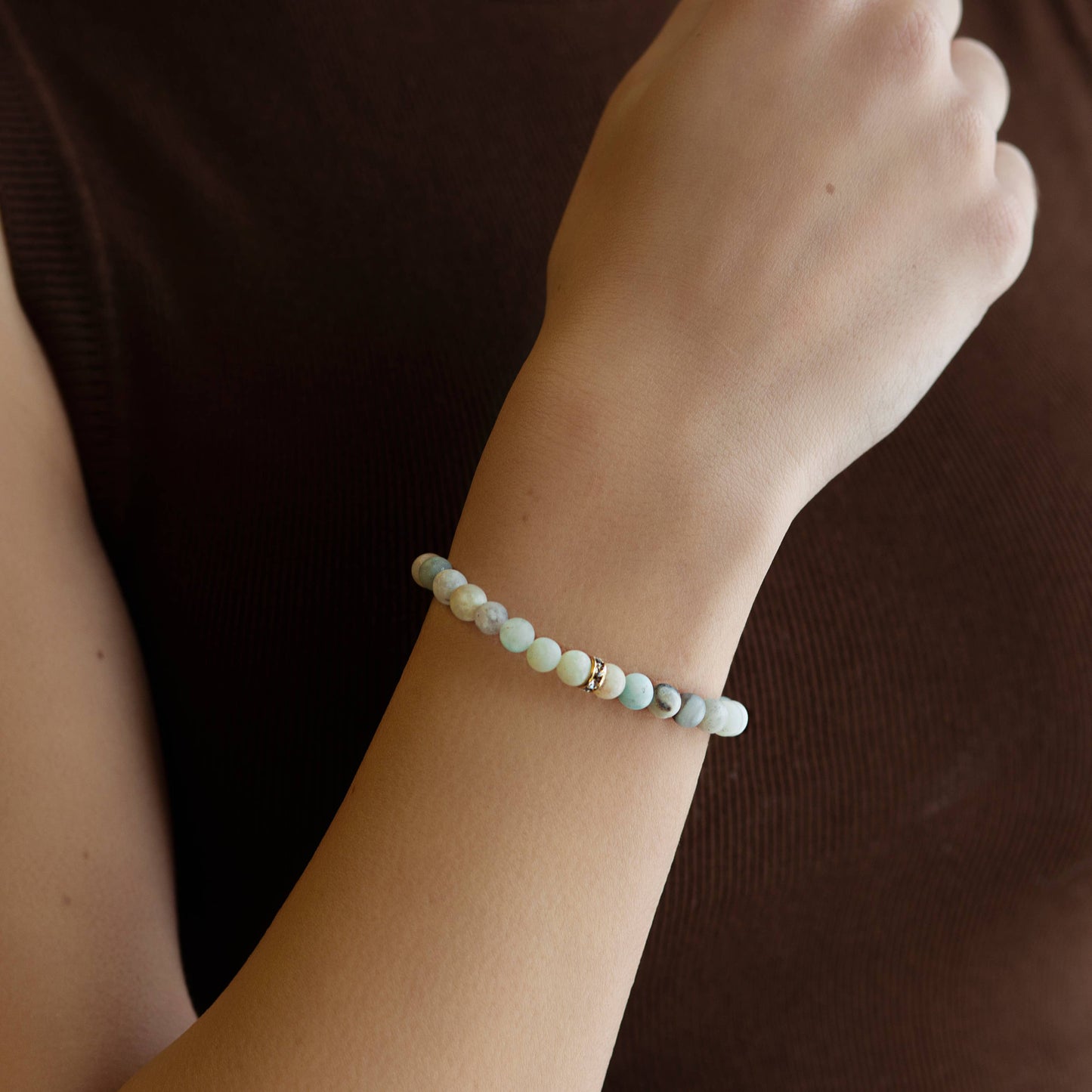 Gemstone Sparkle Bracelet-Amazonite, Crystals & Stones
