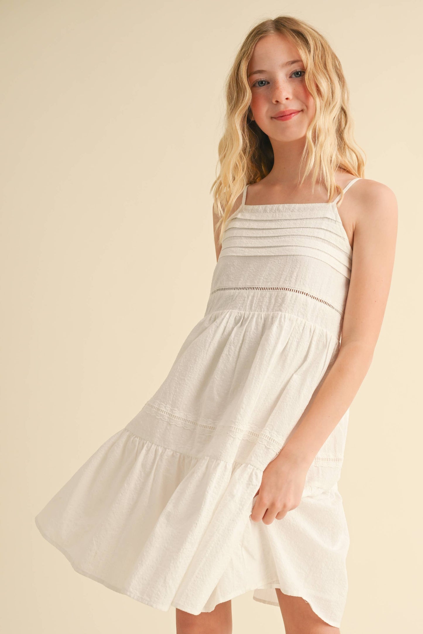 TWEEN KIDS GIRLS SWING MINI DRESS (7-14)