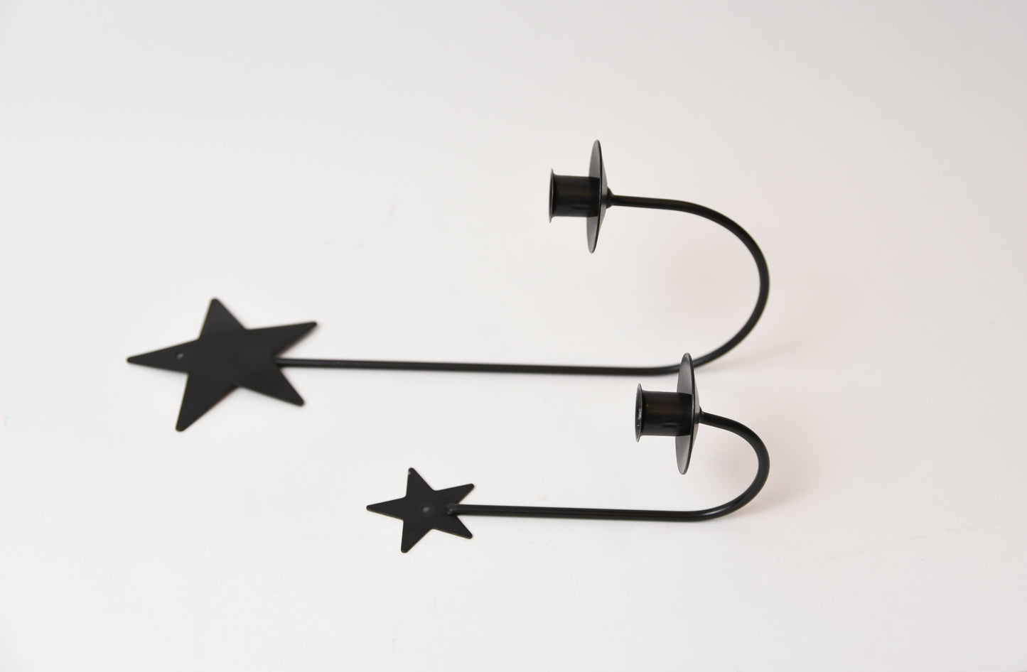 Iron Sconce Taper Holder with Star