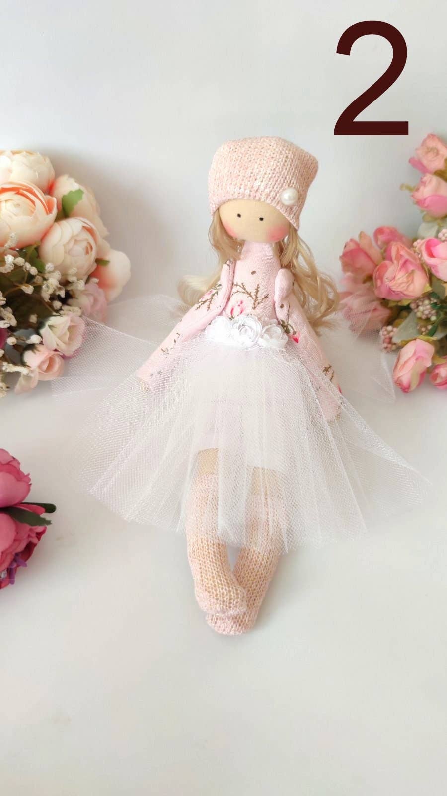 Princess Ballerina Doll, Cotton, Nursery Decor